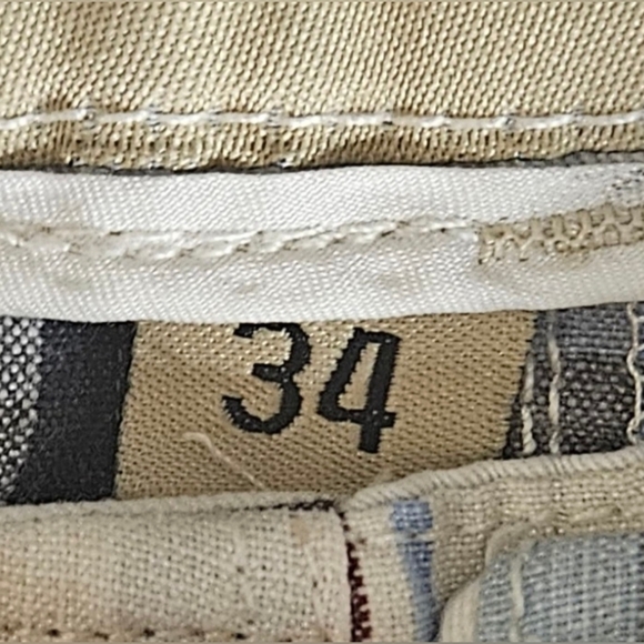 H-Head Company Blue & White Plaid Causal Shorts - Picture 9 of 9